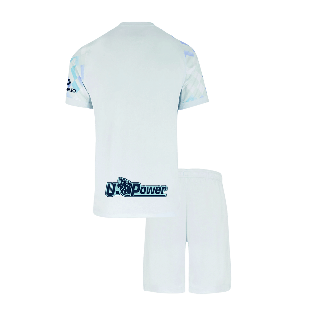 Maillot de football extérieur Inter Milan pour enfant (maillot + short) 2025/26 Blanc