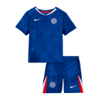 Kit de fútbol para niños: camiseta de local del Chelsea (camiseta y pantalones cortos) 2025/26, azul