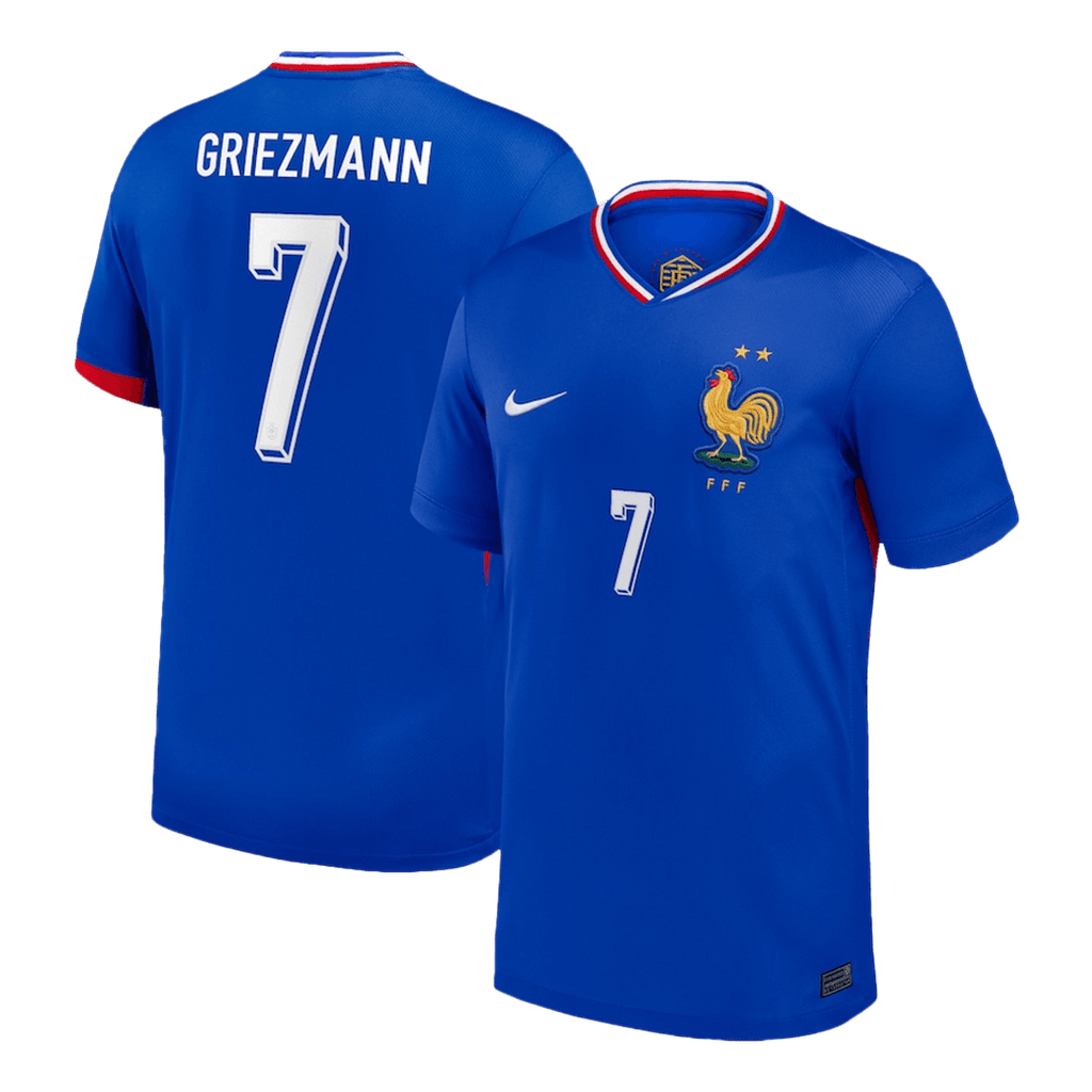Maillot de foot domicile France GRIEZMANN #7 Euro 2024 