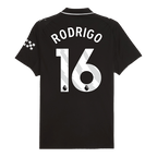Soccer Kits Authentic RODRIGO #16 Manchester City Away Soccer Jersey 2025/26 Black