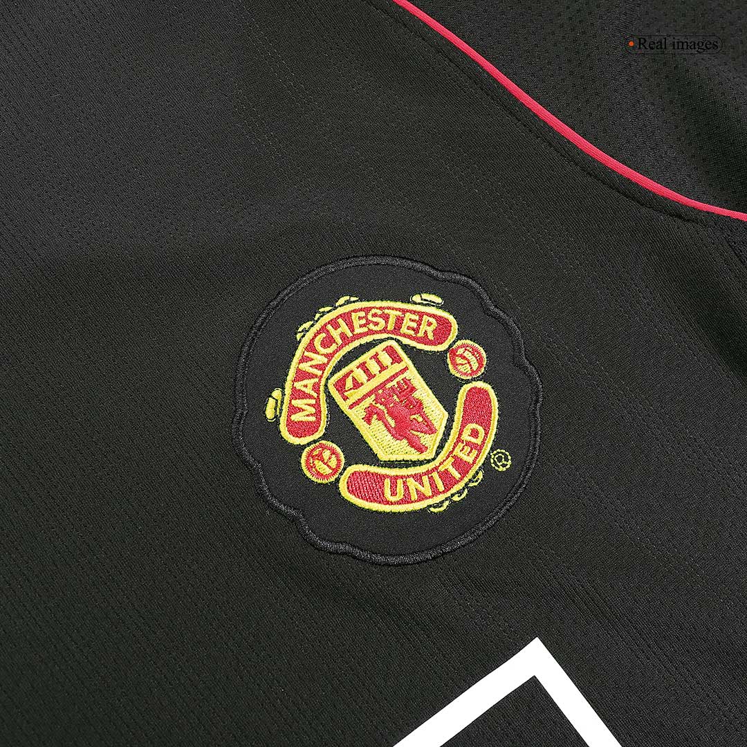 Camiseta de fútbol retro ROONEY #10 2007/08 Manchester United de visitante de manga larga