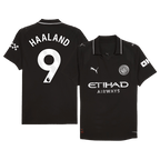 Soccer Kits Authentic HAALAND #9 Manchester City Away Soccer Jersey 2025/26 Black