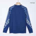 Camiseta de fútbol de manga larga de visitante del PSG 2024/25 azul marino