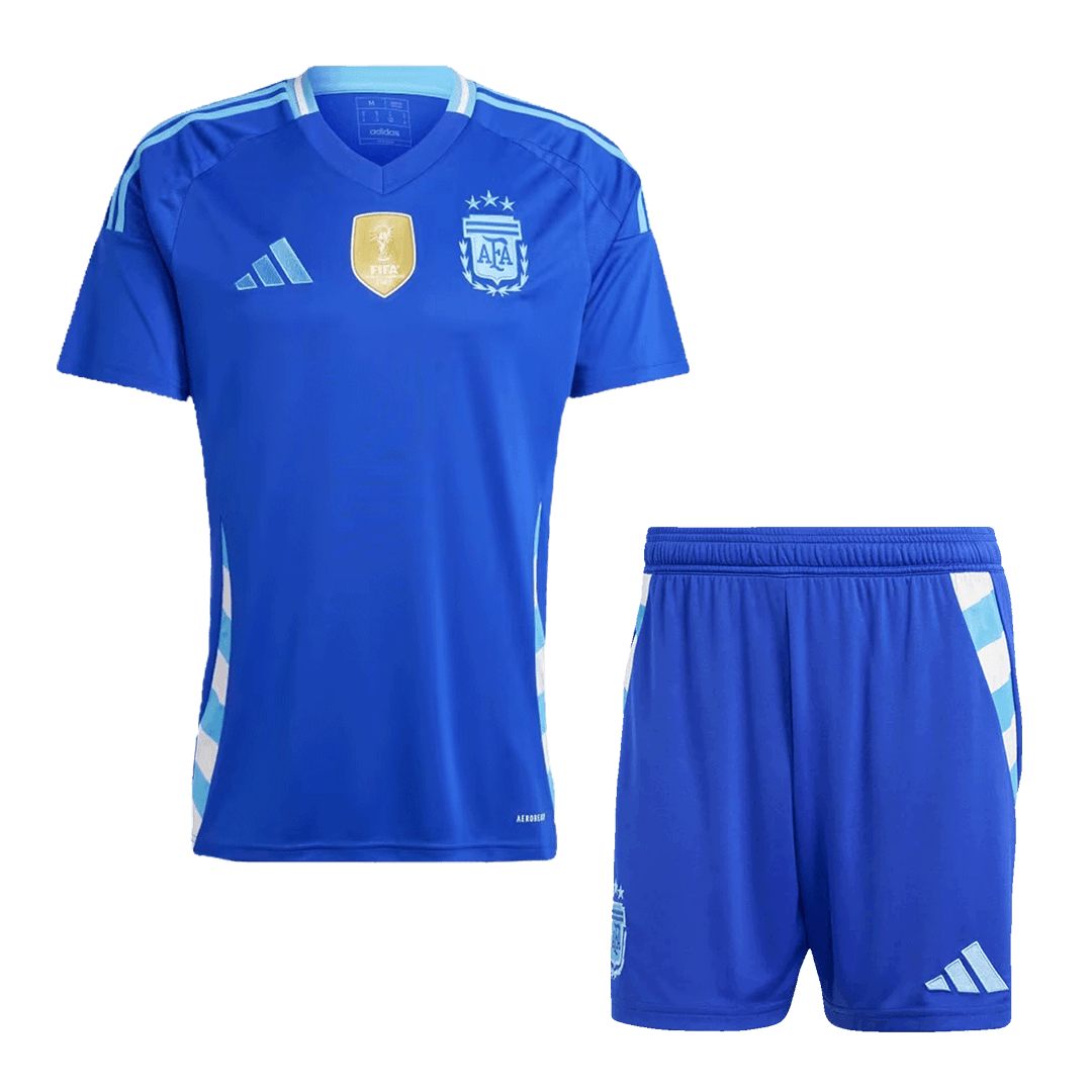 Maillot de football extérieur Argentine pour homme (maillot + short) 2024 