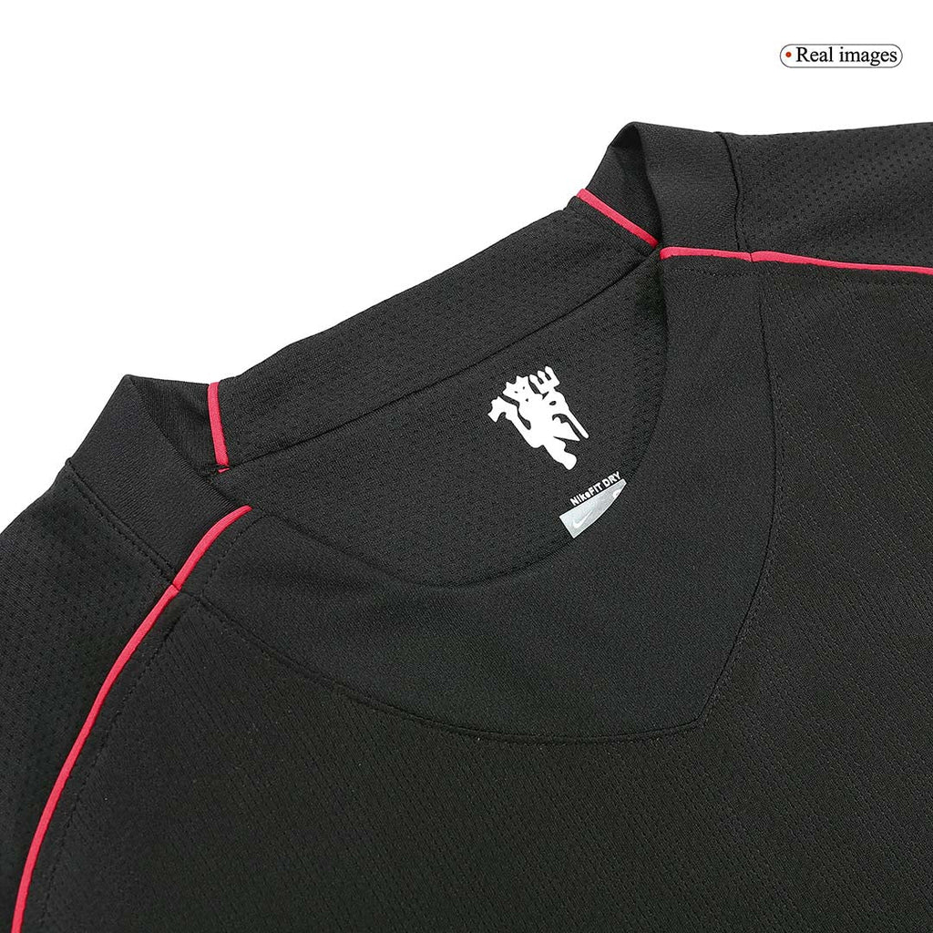 Maillot de football rétro ROONEY #10 2007/08 Manchester United Extérieur à manches longues