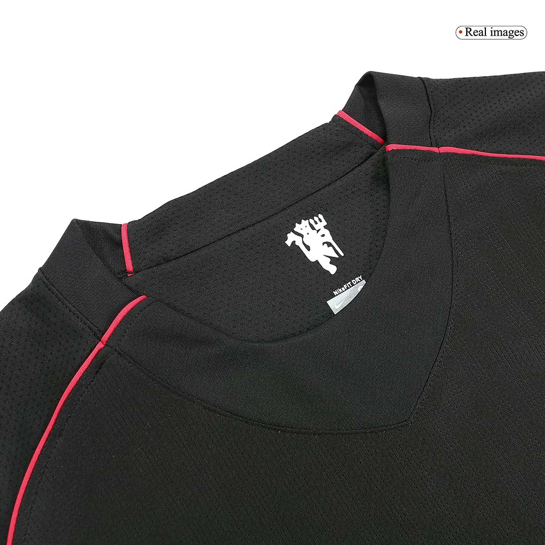 Maillot de football rétro ROONEY #10 2007/08 Manchester United Extérieur à manches longues