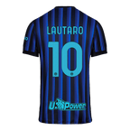 Maillot de football LAUTARO #10 Inter Milan Domicile 2025/26 Bleu et Noir