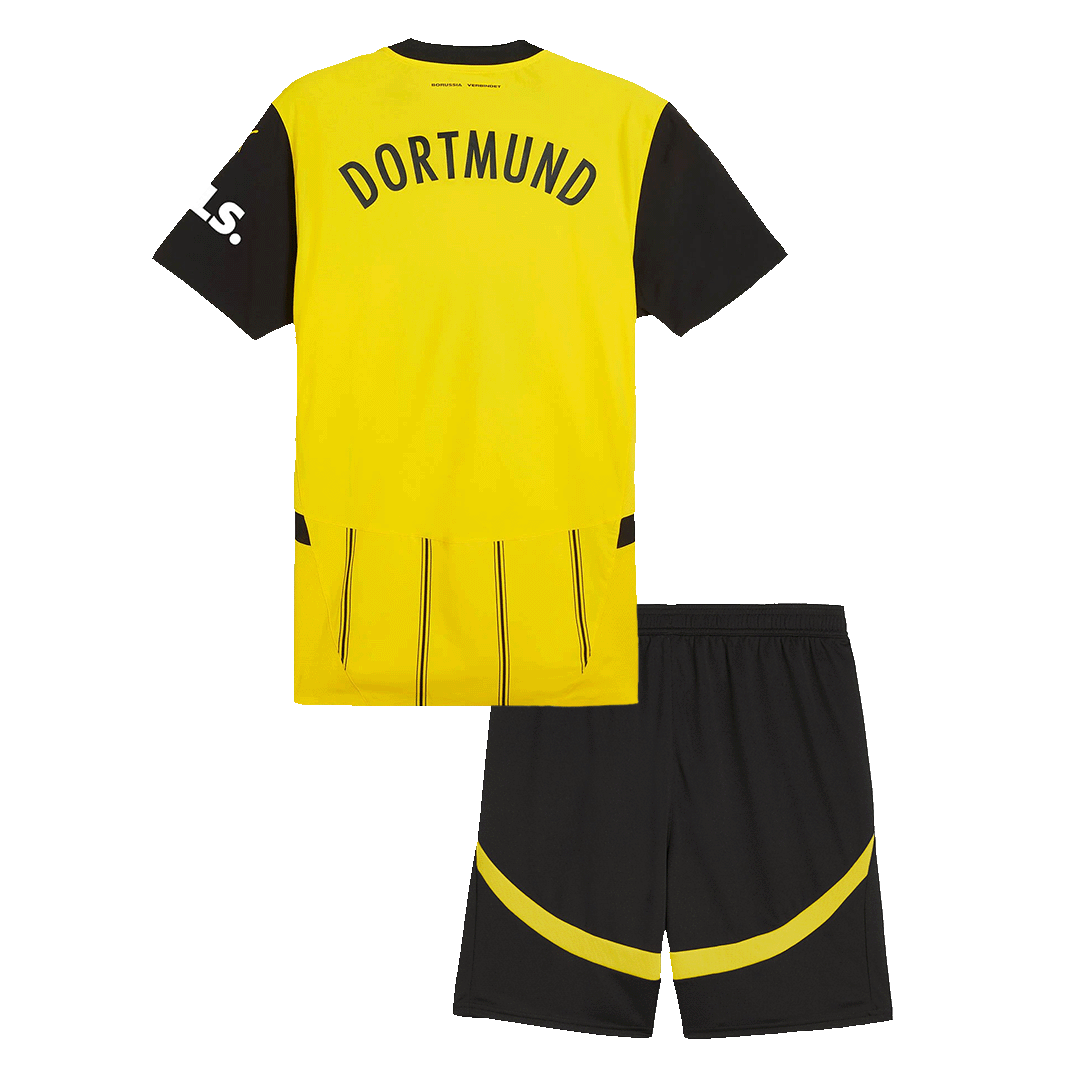Kits de fútbol para niños: Camiseta local del Borussia Dortmund (camiseta y pantalones cortos) 2024/25