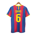 Camiseta de fútbol retro XAVI #6 2010/11 del Barcelona