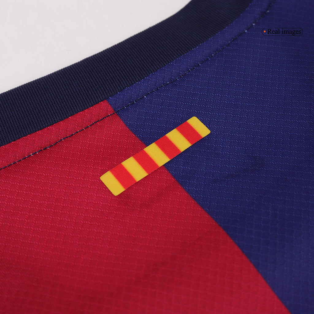 Soccer Kits Barcelona Home Long Sleeve Football Shirt 2024/25