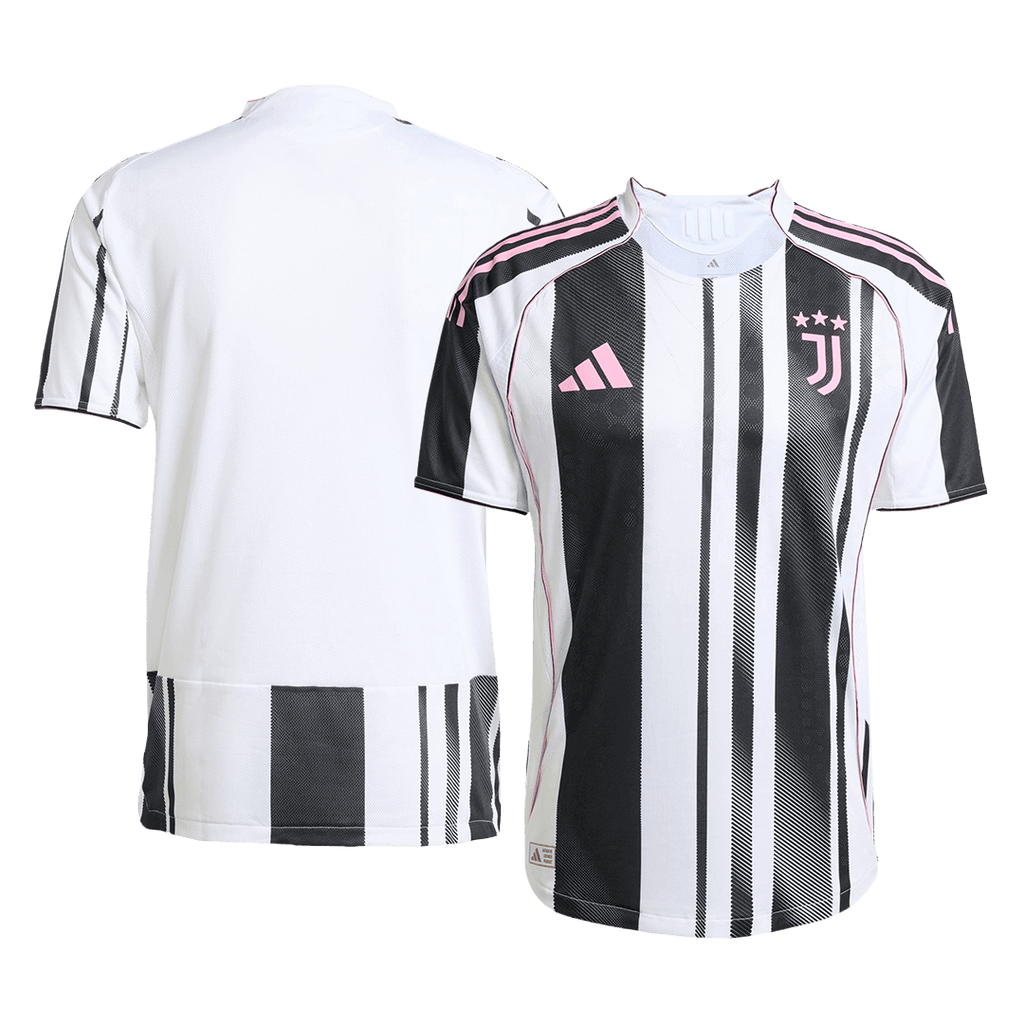 Soccer Kits Authentic Juventus Home Soccer Jersey 2025/26 Black&White