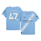 Maillot de football FODEN #47 Manchester City Domicile 2025/26 Bleu