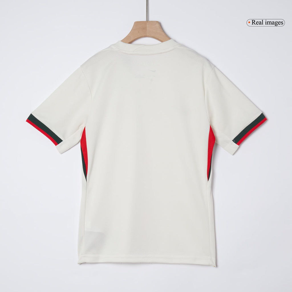 Camiseta de visitante del Chelsea para niño (camiseta, pantalones cortos y calcetines) 2025/26, color blanco