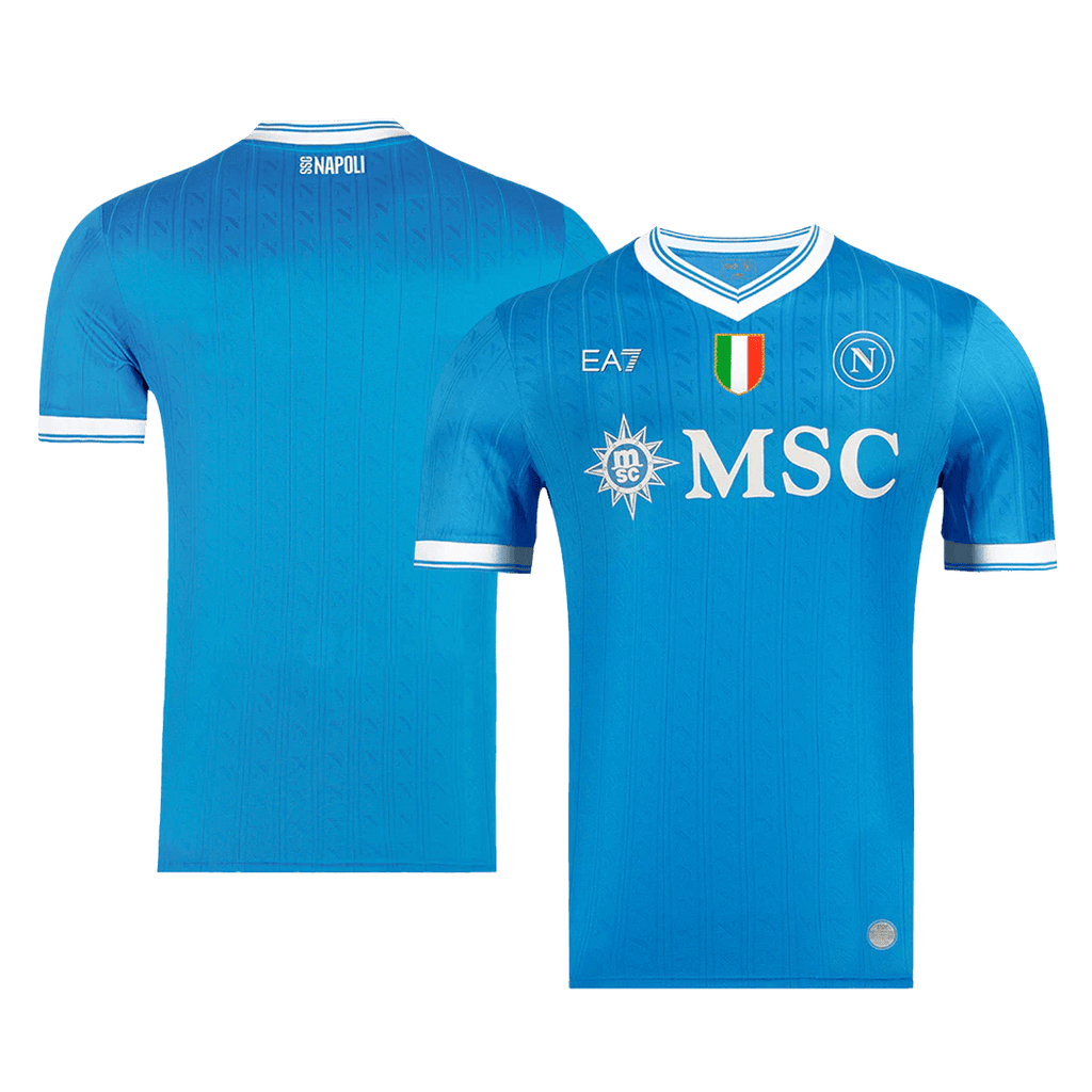 Soccer Kits Authentic Napoli Home Soccer Jersey 2025/26 Blue