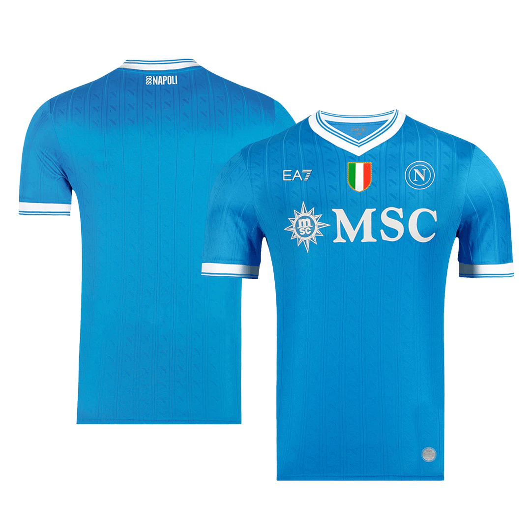 Soccer Kits Authentic Napoli Home Soccer Jersey 2025/26 Blue