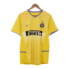 Camiseta de fútbol retro de visitante del Inter de Milán 2002/03