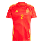 Soccer Kits CARVAJAL #2 Spain Home Soccer Jersey Euro 2024