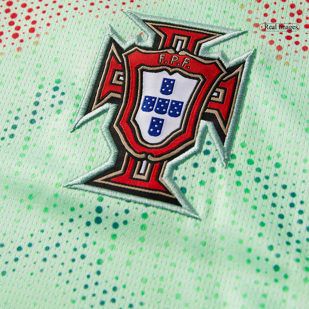 Maillot de football extérieur Portugal 2025 Vert - Championnat d'Europe féminin