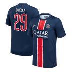 Soccer Kits BARCOLA #29 PSG Home Soccer Jersey 2024/25 Navy - UCL
