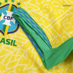 Soccer Kits Authentic Brazil Home Soccer Jersey Copa America 2024
