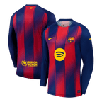 Soccer Kits 25/26 Barcelona Home Long Sleeve Soccer Jersey Red&Blue