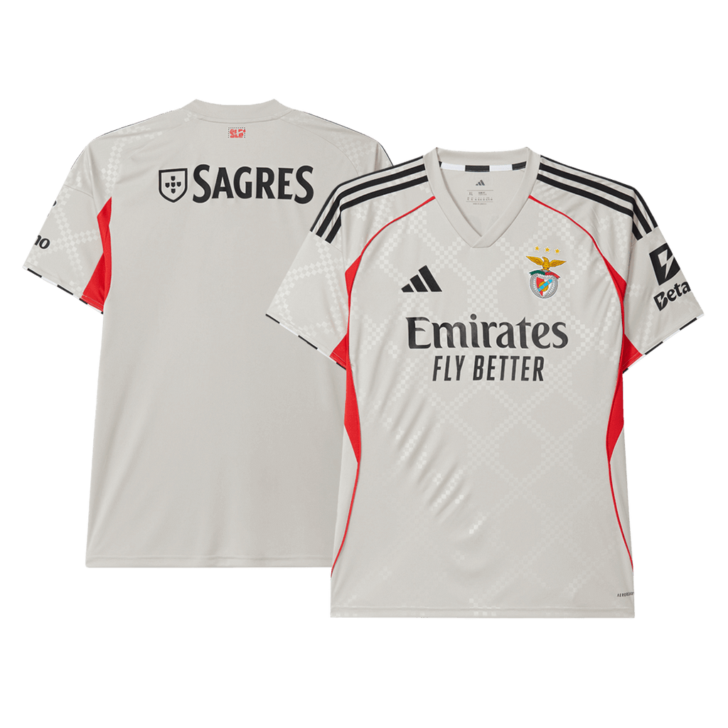 Soccer Kits Benfica Away Soccer Jersey 2025/26 Beige