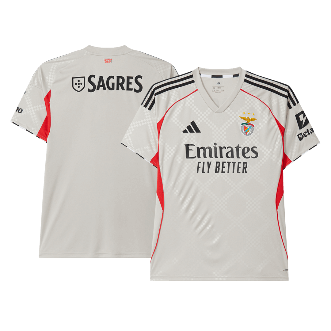 Soccer Kits Benfica Away Soccer Jersey 2025/26 Beige