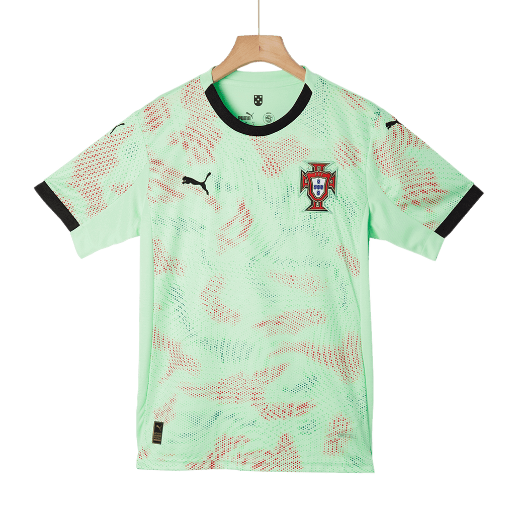 Maillot de football extérieur Portugal 2025 Vert - Championnat d'Europe féminin