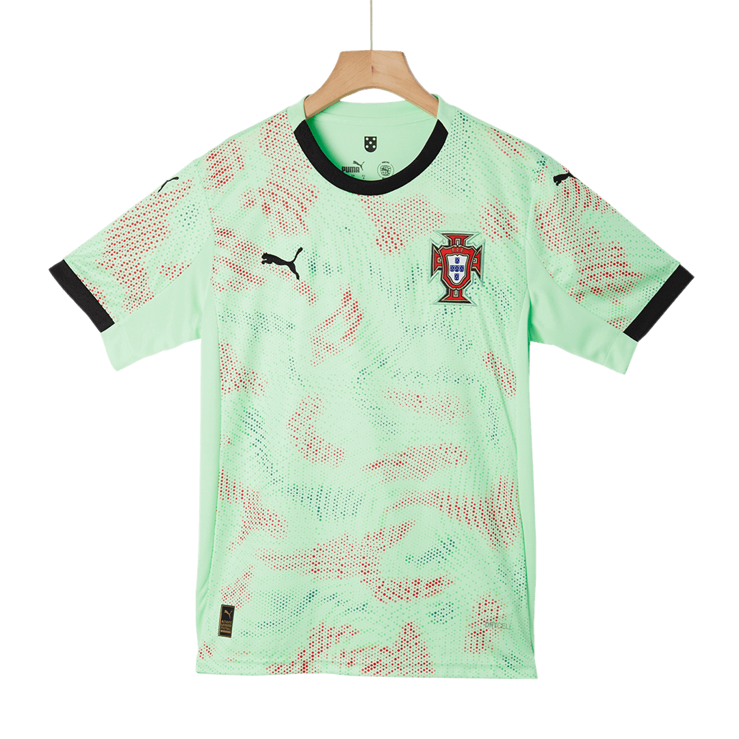 Maillot de football extérieur Portugal 2025 Vert - Championnat d'Europe féminin