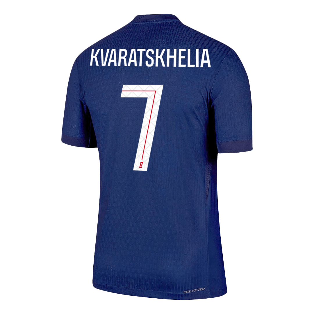 Soccer Kits Authentic KVARATSKHELIA #7 PSG Home Soccer Jersey 2025/26 Navy