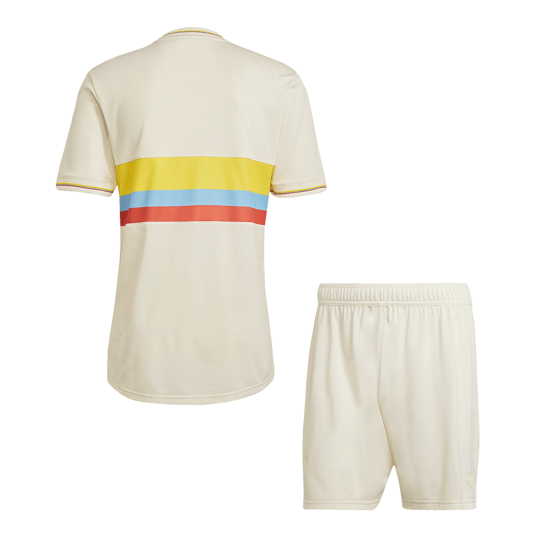 Soccer Kits Colombia Soccer Jersey Kit(Jersey+Shorts) 2024 - 100th Anniversary
