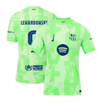 Soccer Kits Authentic LEWANDOWSKI #9 Barcelona Third Away Soccer Jersey 2024/25 - UCL£¨Spotify Logo Without Text£©