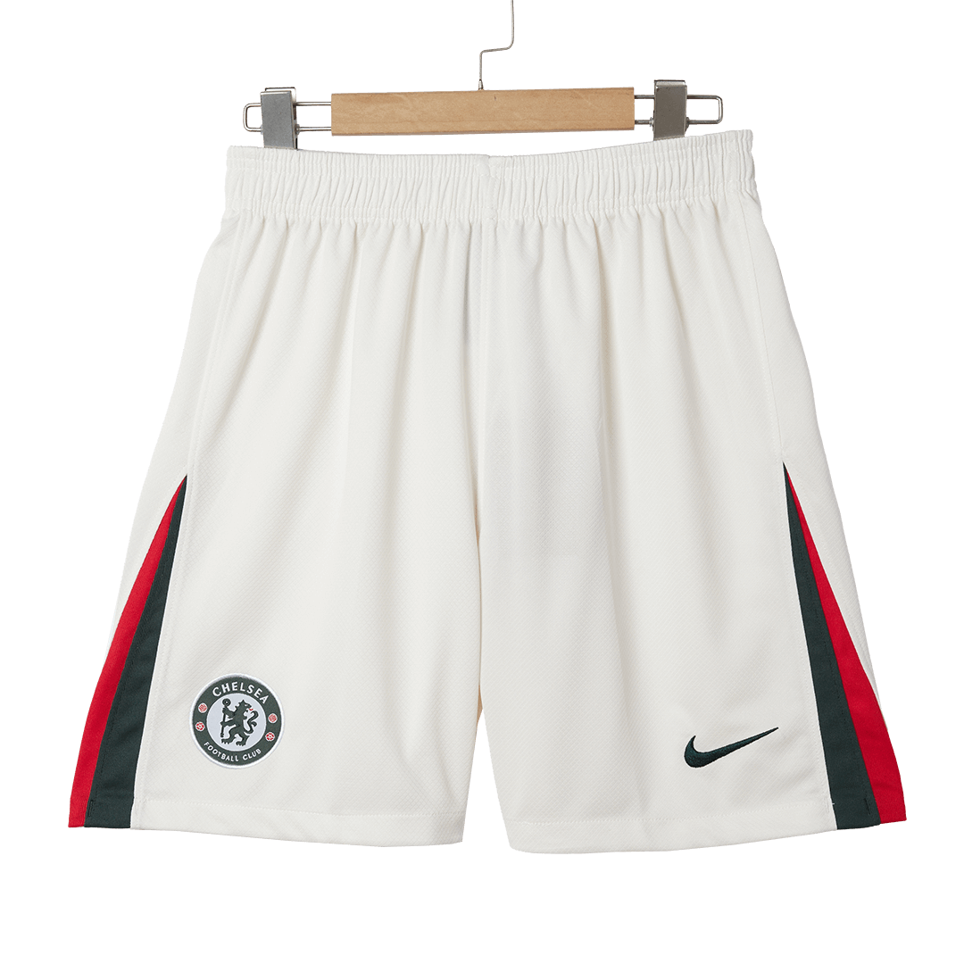 Soccer Kits Chelsea Away Soccer Shorts 25/26 White