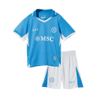 Kit de fútbol para niños: Camiseta local del Napoli (camiseta y pantalones cortos) 2024/25