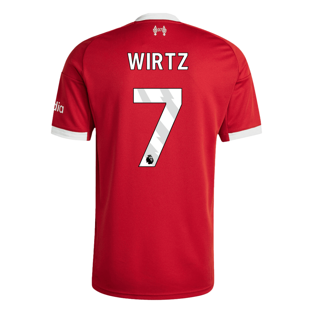 Kits de fútbol WIRTZ #7 Liverpool Home Soccer Jersey 2025/26 Rojo