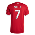 Kits de fútbol WIRTZ #7 Liverpool Home Soccer Jersey 2025/26 Rojo