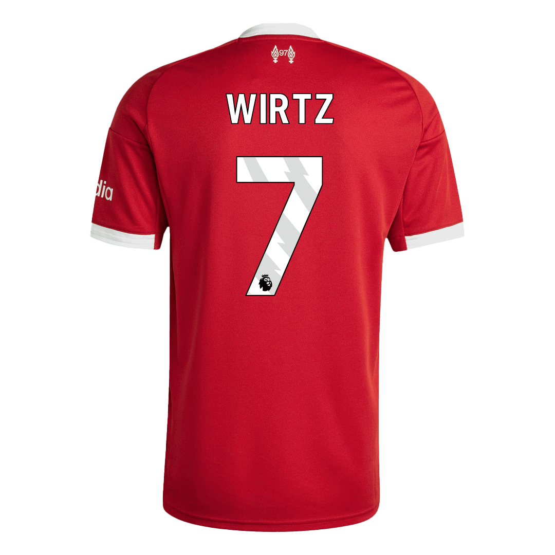 Kits de fútbol WIRTZ #7 Liverpool Home Soccer Jersey 2025/26 Rojo