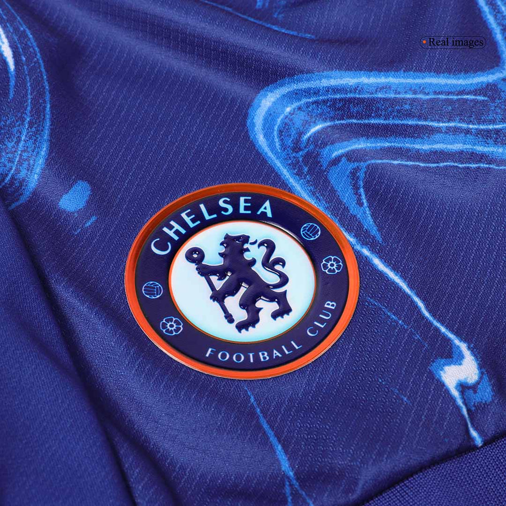 Camiseta de fútbol local del Chelsea para niños (camiseta y pantalón corto) 2024/25
