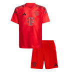 Maillot de football domicile Bayern Munich 2024/25 pour enfant (maillot + short) Rouge