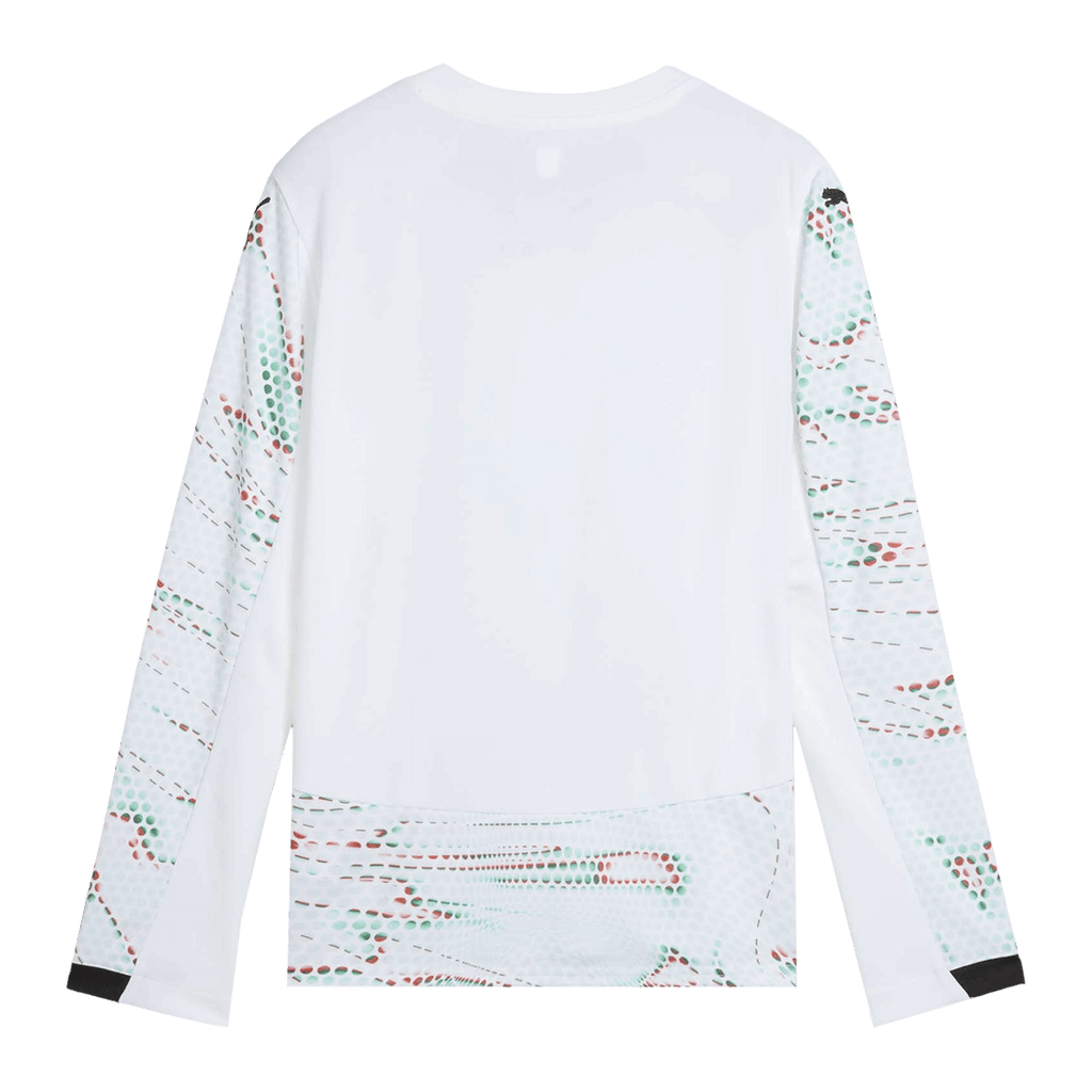 Camiseta de fútbol de Portugal de manga larga para visitante 2025, blanca