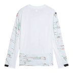 Camiseta de fútbol de Portugal de manga larga para visitante 2025, blanca