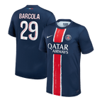 Soccer Kits BARCOLA #29 PSG Home Soccer Jersey 2024/25 Navy