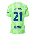 Soccer Kits Authentic F.DE JONG #21 Barcelona Third Away Soccer Jersey 2024/25 - UCL£¨Spotify Logo Without Text£©