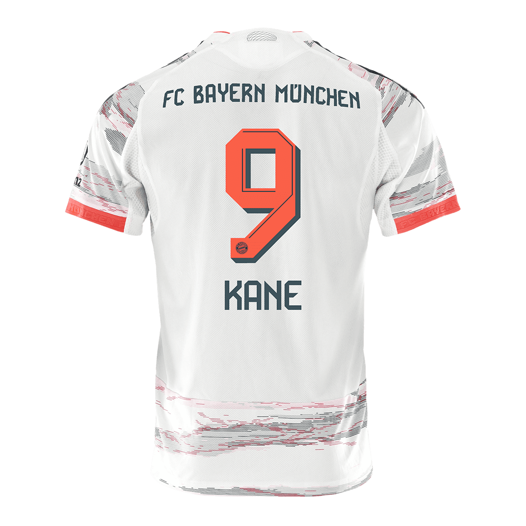 Soccer Kits Authentic KANE #9 Bayern Munich Away Soccer Jersey 2025/26 White