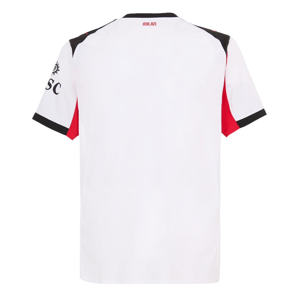 Soccer Kits Authentic AC Milan Away Soccer Jersey 2025/26 White