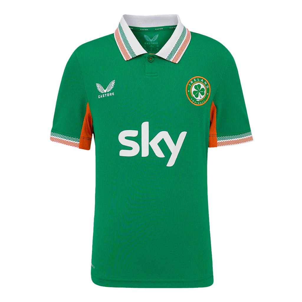 Maillot de football Irlande domicile homme 2025 vert - Équipe féminine