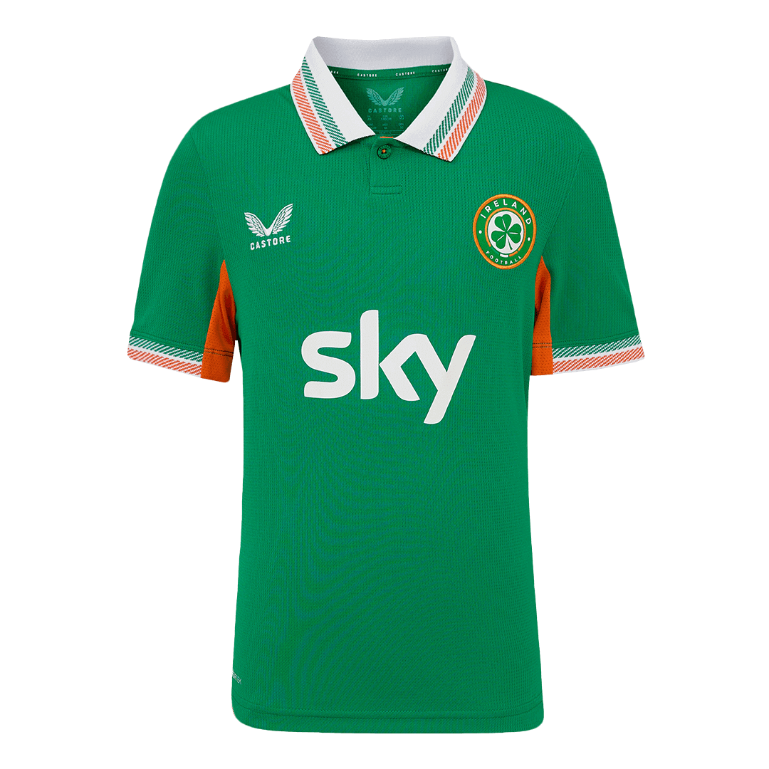 Maillot de football Irlande domicile homme 2025 vert - Équipe féminine