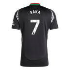 Camiseta de fútbol visitante SAKA #7 del Arsenal 2024/25