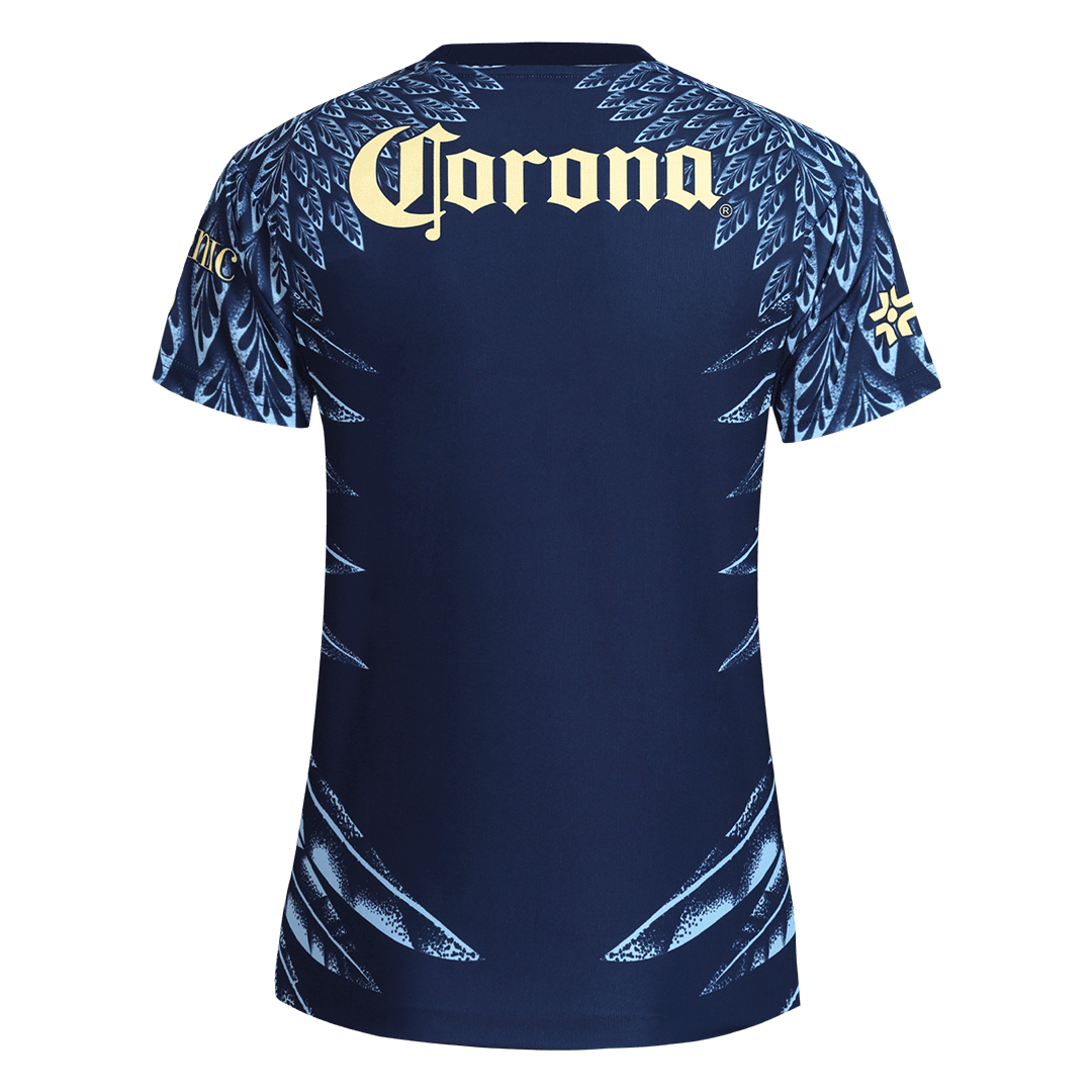 Camiseta de fútbol visitante del Club América para mujer 2025/26 Azul marino