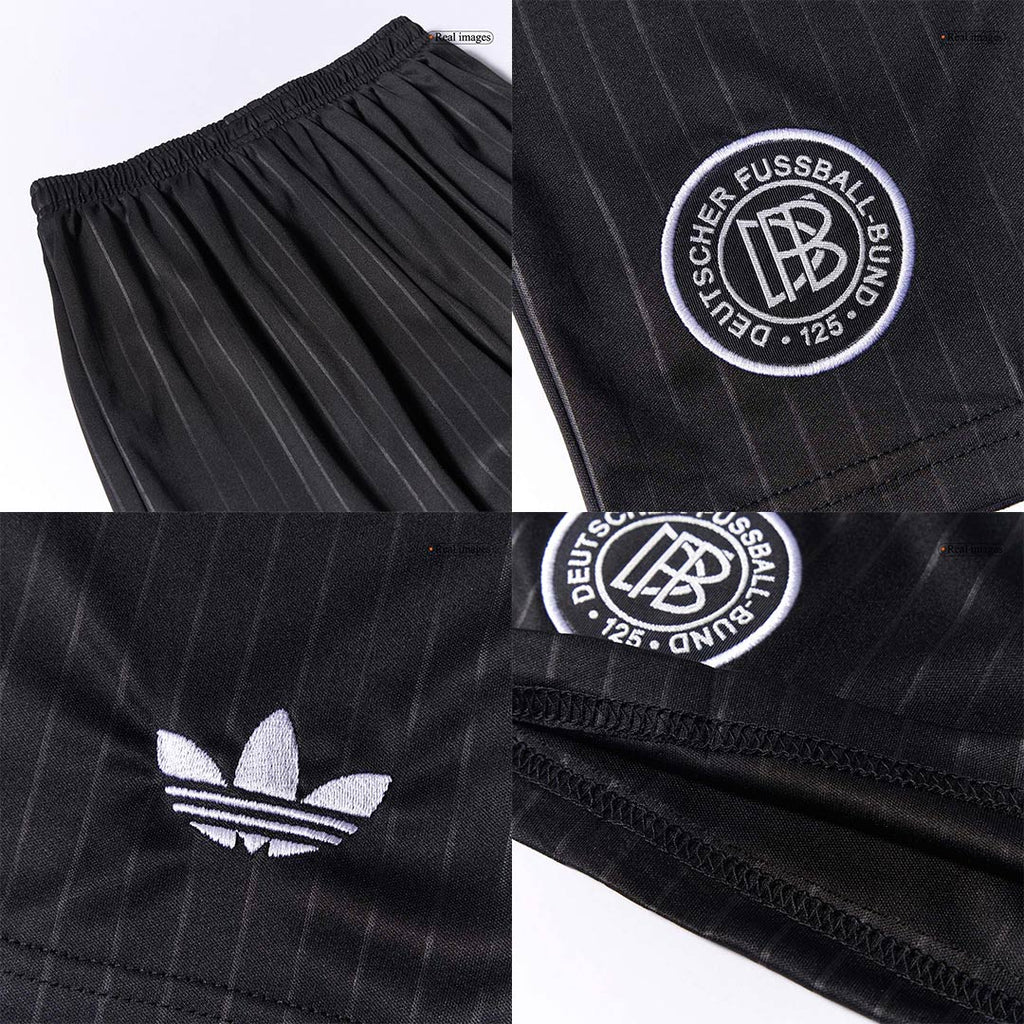 Camiseta de fútbol infantil del 125.º aniversario de Alemania (camiseta y pantalón corto) 2025, color blanco